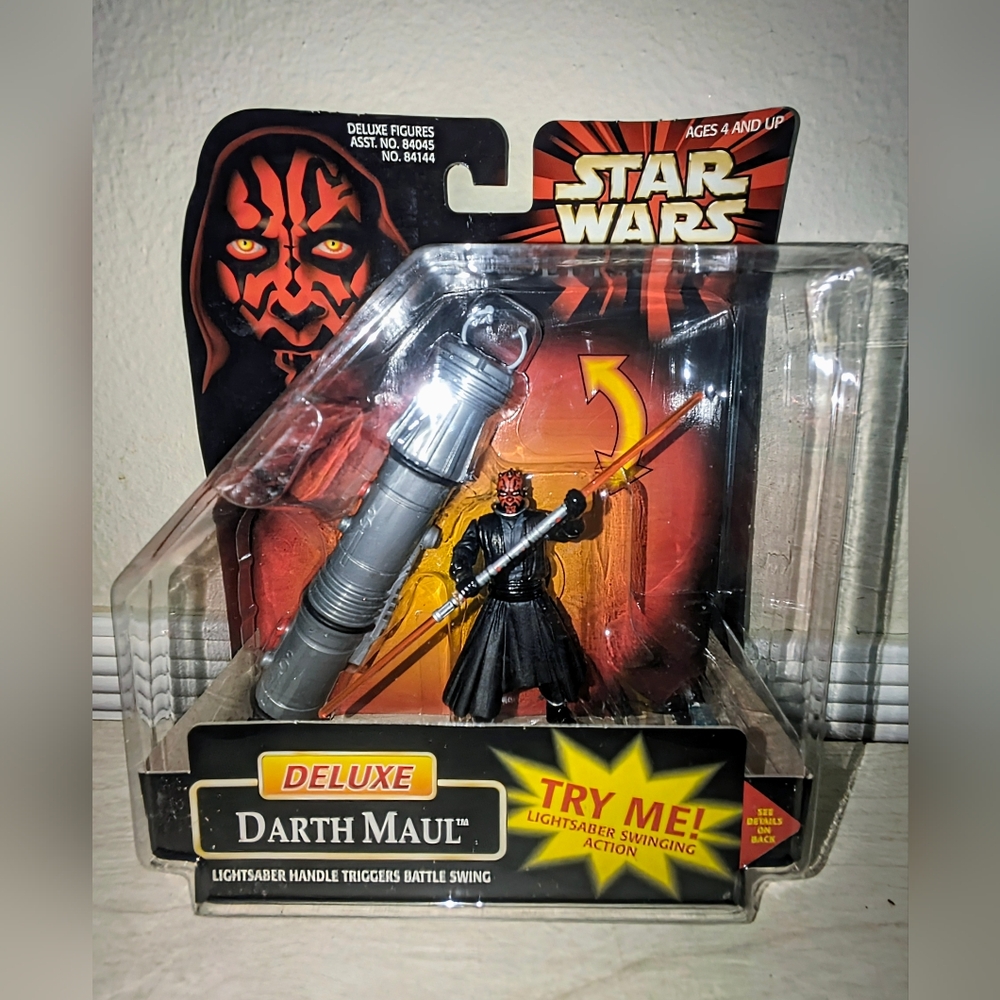 Star Wars Episode I Darth Maul Deluxe Action Figure 1999 NIB